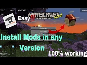 HOW TO ADD or INSTALL MODS IN POJAV LAUNCHER | Install any mod in Minecraft Java | 100% working