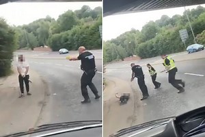 Cops taser man in Paisley after 'he attacked officers with baseball bat'