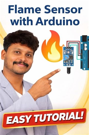 Arduino project for flame detection