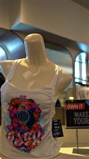 New arrival: The Play Louder collection has officially hit Rock Shop, designed specifically to capture the energy of the front row and the spirit of the stage 🔥 Plus, don't miss our 'Own It' experience while visiting the store. You can personalize your favorite Hard Rock t-shirts and make them truly unique with only IDR 65K! See you at Rock Shop! #HardRockHotelBali #RockShop