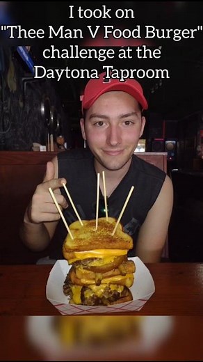 Man V Food Burger Challenge