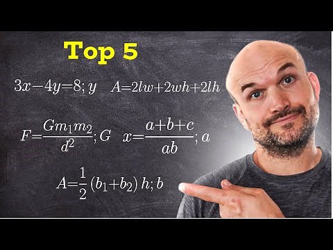 Top 5 Literal Equations You Must Know How to Solve