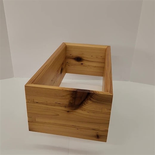 Rustic Cedar Floating Box Frame Shelf With Dovetail Keys Solid Wood | Bathroom Shelf | Toilet Paper Holder | Bookshelf | Cabin Farmhouse - Etsy