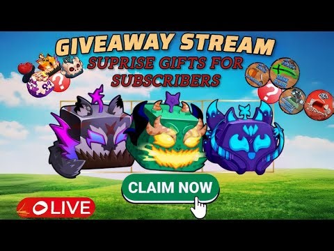 ⚡ Blox Fruits LIVE |Huge Giveaway + Epic PvP Battles 🎁 | Fun & Action!