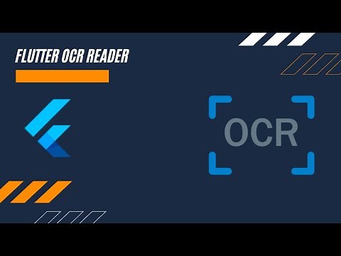 Flutter: OCR Reader | Text Scanner App