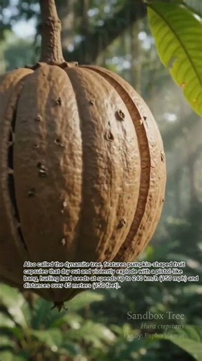 Nature's Most Explosive Fruit! | Sandbox Tree Seed Dispersal 🌳