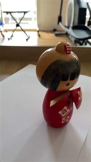 Kokeshi Doll Vintage Japanese Hand-Painted