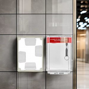 [Hot Item] Protection Cover for Mcp with Buzzer Alarm Fire Alarm Plastic Smoke Detector Cover