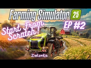 OUR FIRST SLEEP!! | Farming Simulator 25 | Starting From Scratch | EP 2