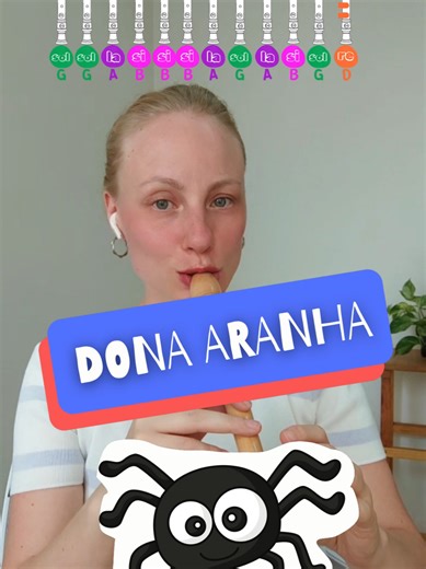Dona Aranha: Tutorial de Flauta Doce