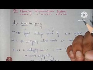 #15 || Meaning Representation ||Requirements for achieving Semantic Interpretation|| NLP||#nlp #jntu