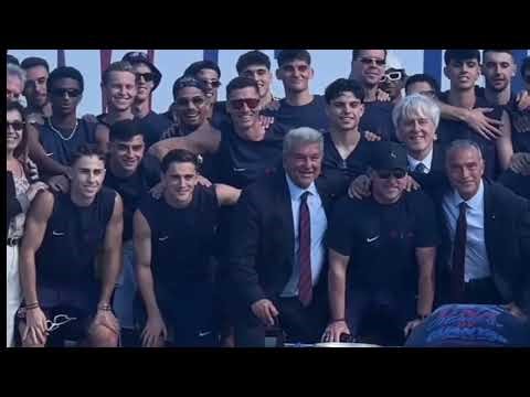 🔵🔴 Crazy Moments of the La Liga Title Celebration Parade in Barcelona 🏆