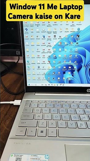 How to turn on laptop camera in Windows 11 #shortsfeed #computer #laptop