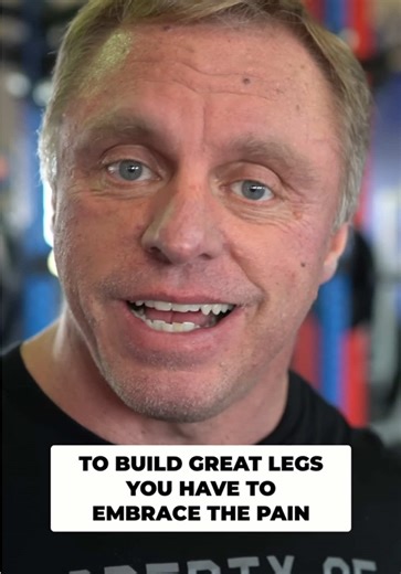 Embrace the Pain for Stronger Legs