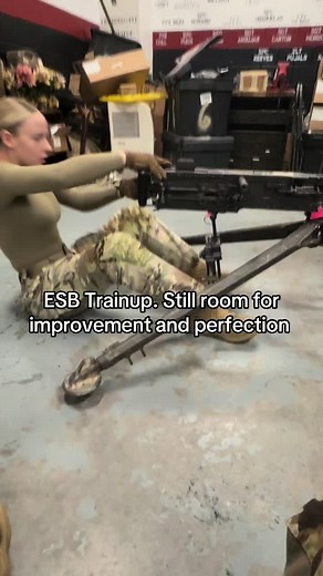 ESB train up Today’s weapon - 50cal 1st day I’ve ever touched this weapon and as easy as the sequence seems I still have so much to practice and improve. racking that thing back was kicking my butt! @TORCHWARRIORWEAR #esb #miltok #fyp #femalesoldier #NCO