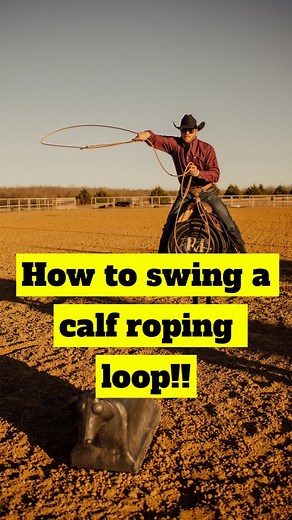 5.5K views · 96 reactions | How to swing a calf roping loop!勞 #rodeo #calfroping #breakawayroping #subscribe #follow #like #horses #horsetraining | Rodeo Gym | Facebook
