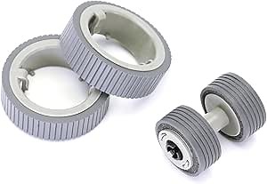 PA03670-0001 PA03670-0002 Compatible Brake Roller ＆ Pickup Roller for Fujitsu fi-7140 fi-7160 fi-7180 fi-7240 fi-7260 fi-7280 fi-7300NX fi Series Scanner