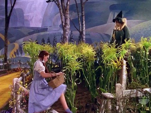 Judy Garland & Ray Bolger - The Wizard of Oz (1939) - The Scarecrow, If I Only Had a Brain