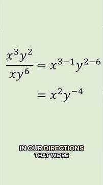 🫥Simplifying Exponents Example🫠