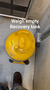 Recovering refrigeration charge tip. Weigh your tank before and after recovery and put the difference back into system with virgin gas after a repair. Especially with 410a it being Zeotropic right? Some elements boil off at different temps | Bryan Lynn