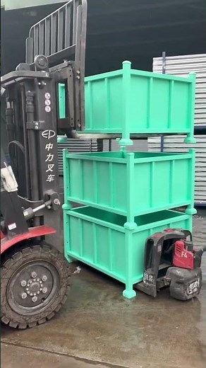 Heavy Duty Stackable Metal Storage Bins #foldablestorage #automobile #watchoutforthenew