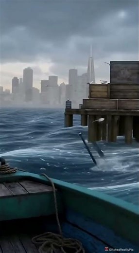 Dock Collapse at Sea #Shorts 🌊⚡️ Pier Breaks in 4 Frames