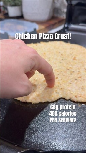 This Chicken Pizza Crust Has 68g of Protein and Tastes AMAZING