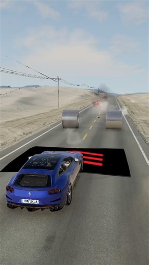 Death Run: Cars vs Brutal Trap Course ⚠️ – BeamNG Drive