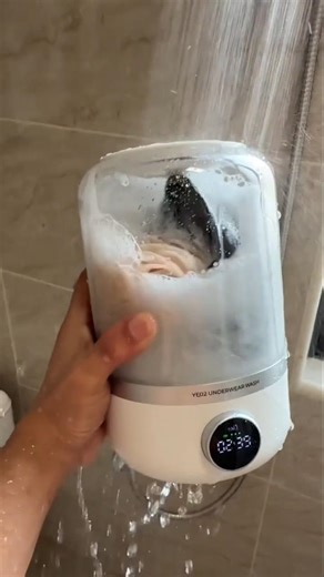 Mini Portable Washing Machine 😳🌀 USB Powered! #shorts