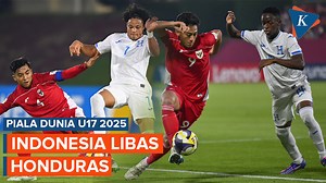 Timnas U17 Indonesia meraih kemenangan bersejarah 2-1 atas Honduras di laga terakhir Grup H Piala Dunia U17 2025, pada Senin (10/11/2025). Gol Evandra Florasta dan Fadly Alberto memastikan tiga poin pertama Indonesia di ajang ini. Meski belum pasti lolos ke babak selanjutnya, hasil ini menjadi pencapaian penting bagi Garuda Asia di pentas dunia. Simak selengkapnya dalam video berikut! Penulis: Pratama Yudha, Firzie A. Idris Penulis Naskah: Shafa Maulita Maulana Narator: Shafa Maulita Maulana Vid