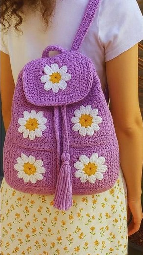 🎒 Mochilas a crochet modernas y fáciles 🧶✨