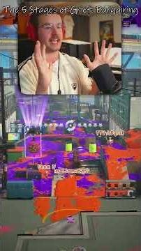 THE 5 STAGES OF GRIEF IN SPLATOON feat. ‪@SquidSchool‬ #splatoon3 #nintendo