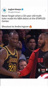 When a math tutor made his NBA DEBUT😳