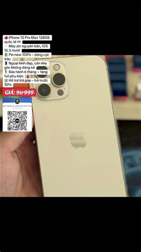 🍎 iPhone 12 Pro Max 128GB QT | Pin 100% Giá Tốt