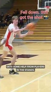 Sports reporter goes down, camera stays dialed in