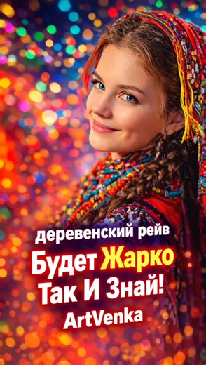 Будет Жарко — Так И Знай! — деревенская плясовая | ArtVenka Полный трек и WAW в PATREON: https://www.patreon.com/ArtVenka/shop VILLAGE FOLK DANCE (Female) / garmon balalaika / stomp-clap groove Поставь лайк и подпишись! Слушай полные треки на PATREON: https://www.patreon.com/ArtVenka/shop «Будет Жарко — Так И Знай!» — игривая деревенская плясовая с лёгким намёком и добрым юмором: гармонь ведёт, балалайка подмигивает, а бит качает так, что ноги сами идут в пляс. Это история, где смущение милёнка 