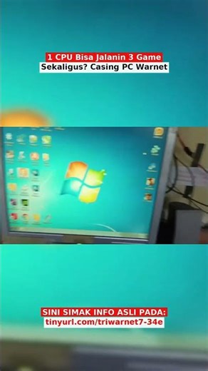 1 CPU Can Run 3 Games at Once? Internet Cafe PC Case #shorts