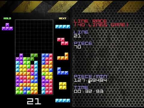 [NullpoMino: League Edition] 40 Lines Sprint (00:47.70)