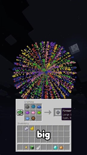 Minecraft Fireworks You Didnt Know Existed🤯 #minecraft #fireworks #shorts #minecraftguide