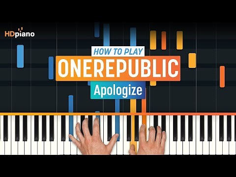 How to Play "Apologize" by OneRepublic | HDpiano (Part 1) Piano Tutorial