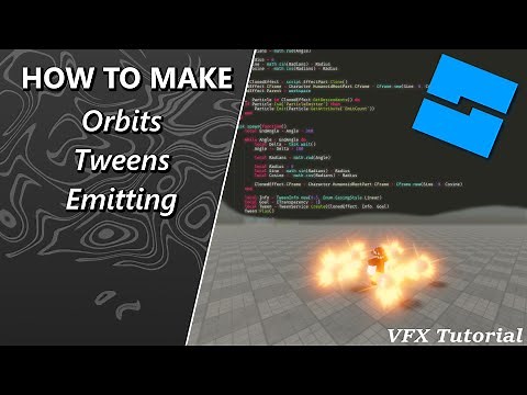 Roblox VFX/Front-End scripting | Emitting, Tweening and Orbiting effects