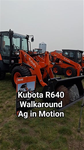 Kubota R640 Tractor at Ag in Motion #Kubota #AginMotion #AIM2025