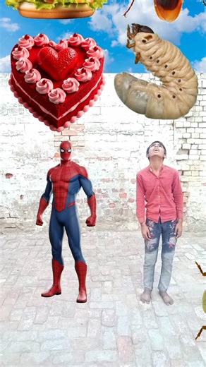 April 7 Insect burger cockroach pizza green cockroach magic video#funny #vfxshorts #trending