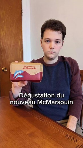 Dégustation du nouveau McMarsouin au McDo