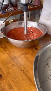 Behind the scenes of our Black Rose Soap is where the magic happens! 🌹 From blending rose clay and activated charcoal to creating those striking pink and black swirls, every bar is handcrafted with care. The rich, earthy rose scent fills the air as we pour each batch, making this soap as beautiful to make as it is to use! . . . #handmadesoap #naturalskincare #sustainableskincare #goodsoap #goodingredients | Ashley Marie Soap