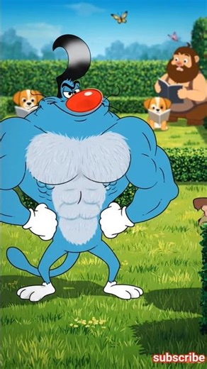​💪 Buff-Cat's BIG FLEX! The Strongest Cat in the Garden!