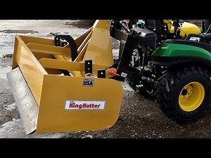 1025r: Harbor Freight quick hitch! Will it fit the King Kutter box blade?