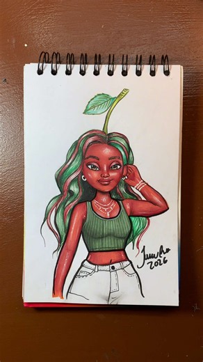 Dibuje a #cherry #cocardo #frutinovela #dibujo #arte | frutis novelas