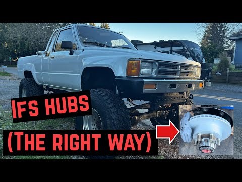Toyota ifs hub swap (the right way)