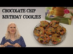 Chocolate Chip Birthday Cookies